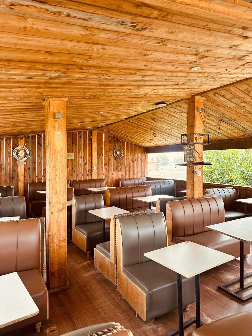 La terrasse en bois, ambiance marine
